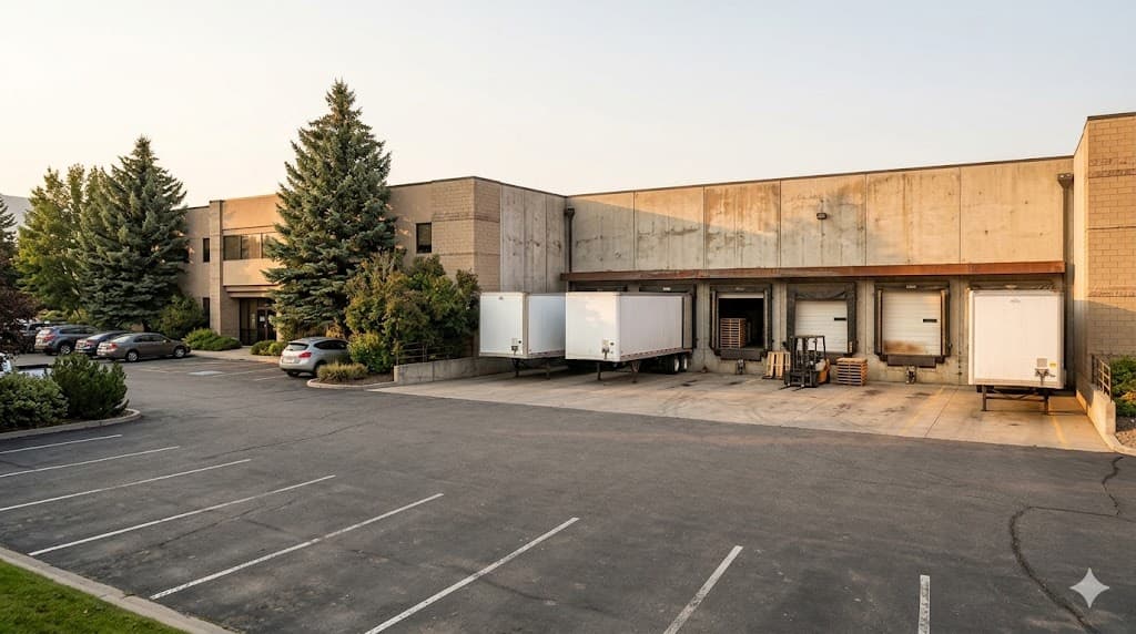 Established commercial distribution facility — example of a property eligible for SBA 504 Refinance